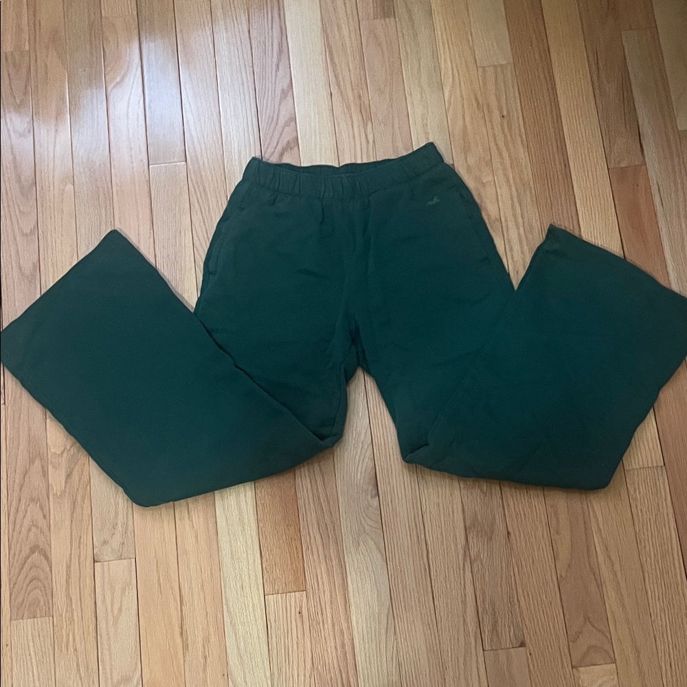 Hollister Forest Green Ultra High-Rise Pants
